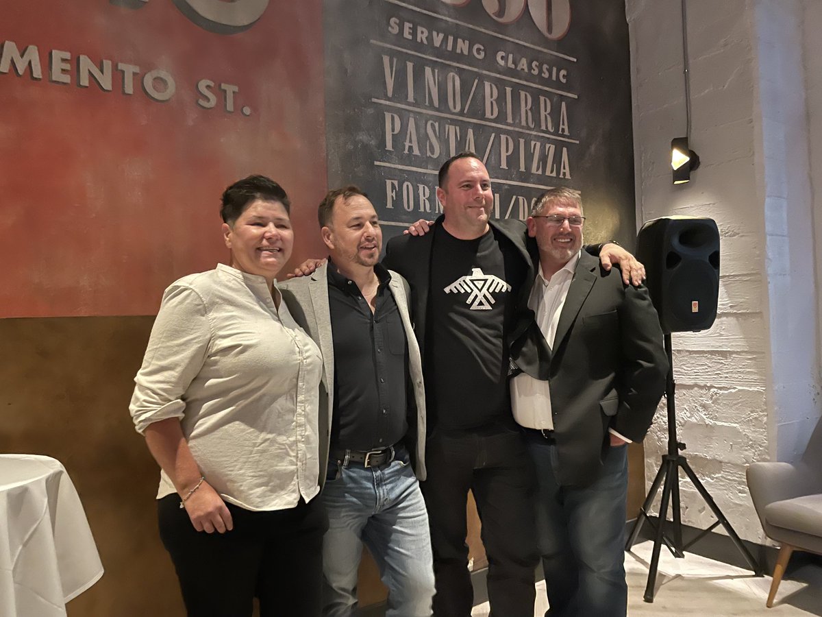 CGCanSF's tweet photo. C’était un honneur de soutenir la réception Kanata Day à #SOCAP22 en l'honneur des entrepreneurs autochtones. Merci à nos partenaires @theSVX &amp; @Raven_Capital, aux conférenciers de @OneFeatherApp, @animikii &amp; @VirtualGurus &amp; à tous ceux qui étaient présents https://t.co/GhlLrfNg1g