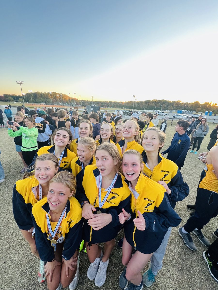 Girls win the Central Piedmont Conference Championship! Bronwyn Parks, Joiner Evans, Eliza Brand, Katie McFerrin, Hannah Riley, and Maggie Whitworth earn All-Conference honors!