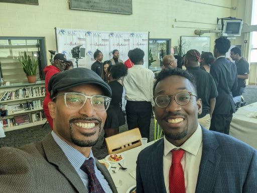 BlackMenInMedicineCincinnati (@bmimcincinnati) on Twitter photo <a href="/Austin6Thompson/">Austin Thompson</a> and <a href="/JonesknowsB/">JonesknowsBones</a> spoke with the senior class at Woodward Career Technical High School this morning at ‘Breakfast with Bosses’, lending words of encouragement and advice on choosing a professional career path! #blackmeninmedicine <a href="/Austin6Thompson/">Austin Thompson</a> and <a href="/JonesknowsB/">JonesknowsBones</a> spoke with the senior class at Woodward Career Technical High School this morning at ‘Breakfast with Bosses’, lending words of encouragement and advice on choosing a professional career path! #blackmeninmedicine
