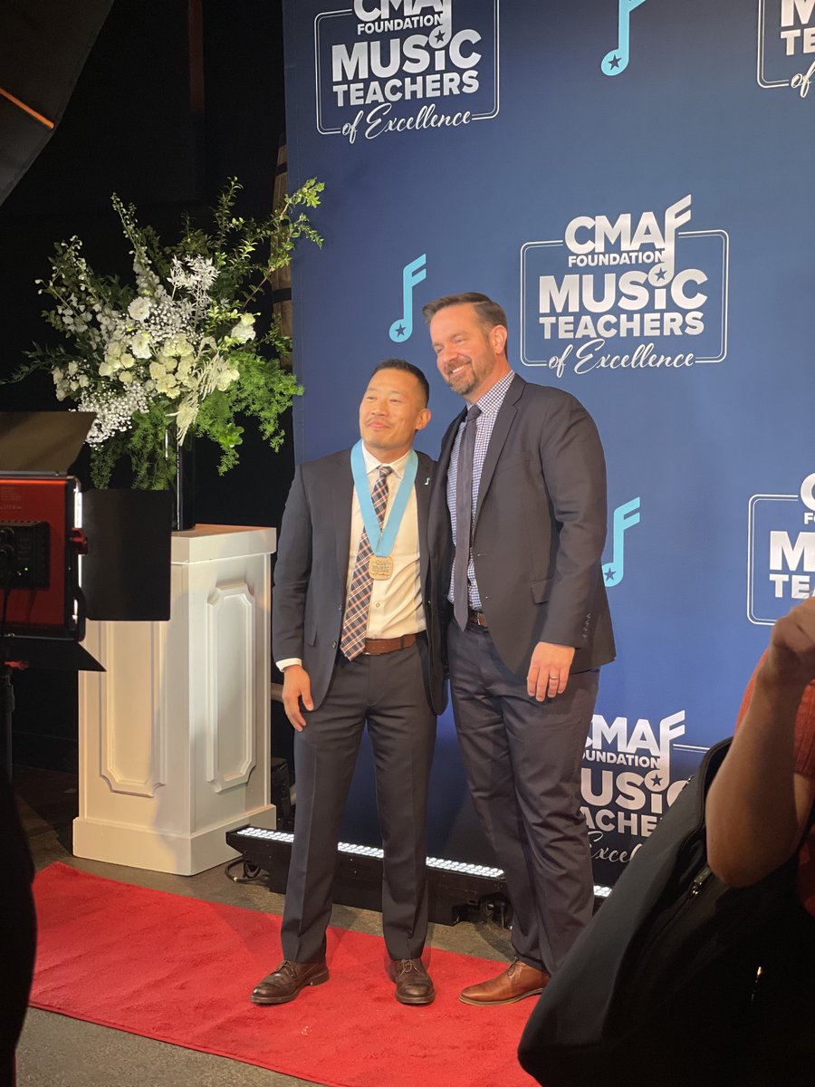 Really proud to be in Nashville tonight with Mr. Jared Cassedy and his husband Brad! So great to celebrate Jared and 29 other talented 2022 Music Teachers of Excellence! Thank you for inspiring  our students every day! 🎶 ⁦<a href="/LexPerformArts/">Jared Cassedy</a>⁩