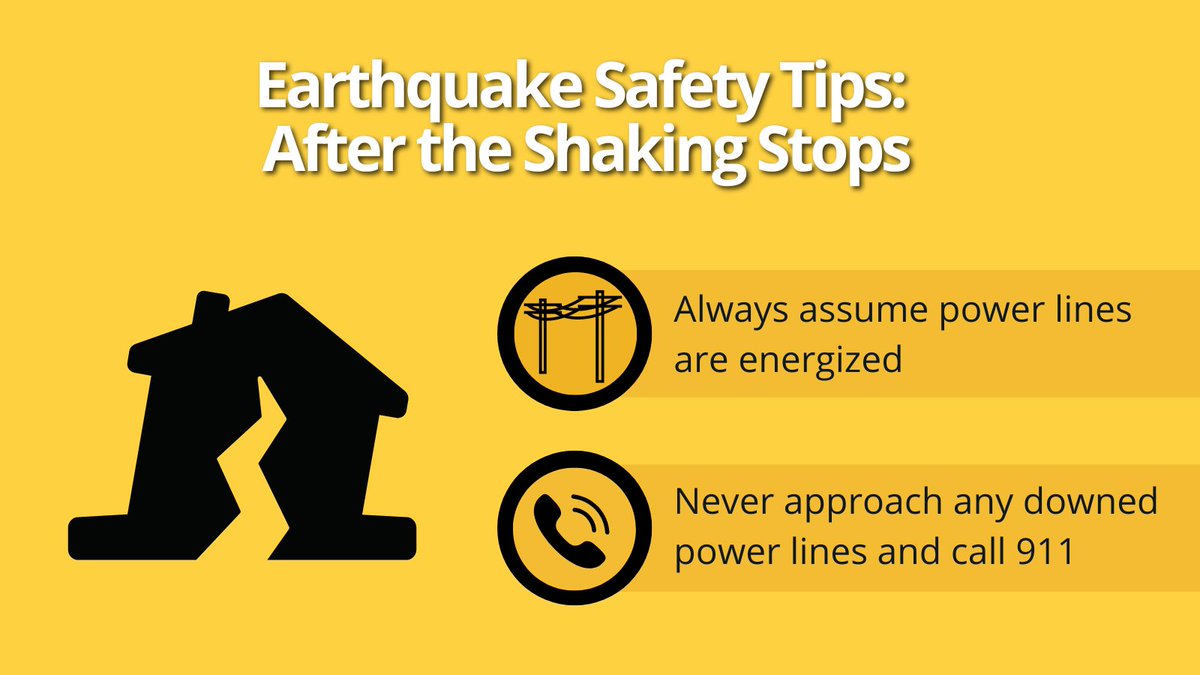 Know what to do during an earthquake? Drop, cover and hold on! Practice the #ShakeOut tomorrow and make sure your family is prepared. on.edison.com/3yUG74V