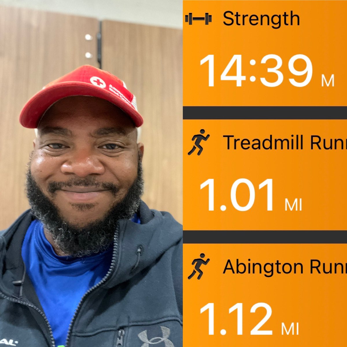 tlaws6's tweet photo. Happy #HumpDay 🐫 
🏋🏾🏃🏽‍♂️kinda day 

#bighomieonthemove #phillymarathontraining #BeatYesterday https://t.co/cTXYR5k8Gr