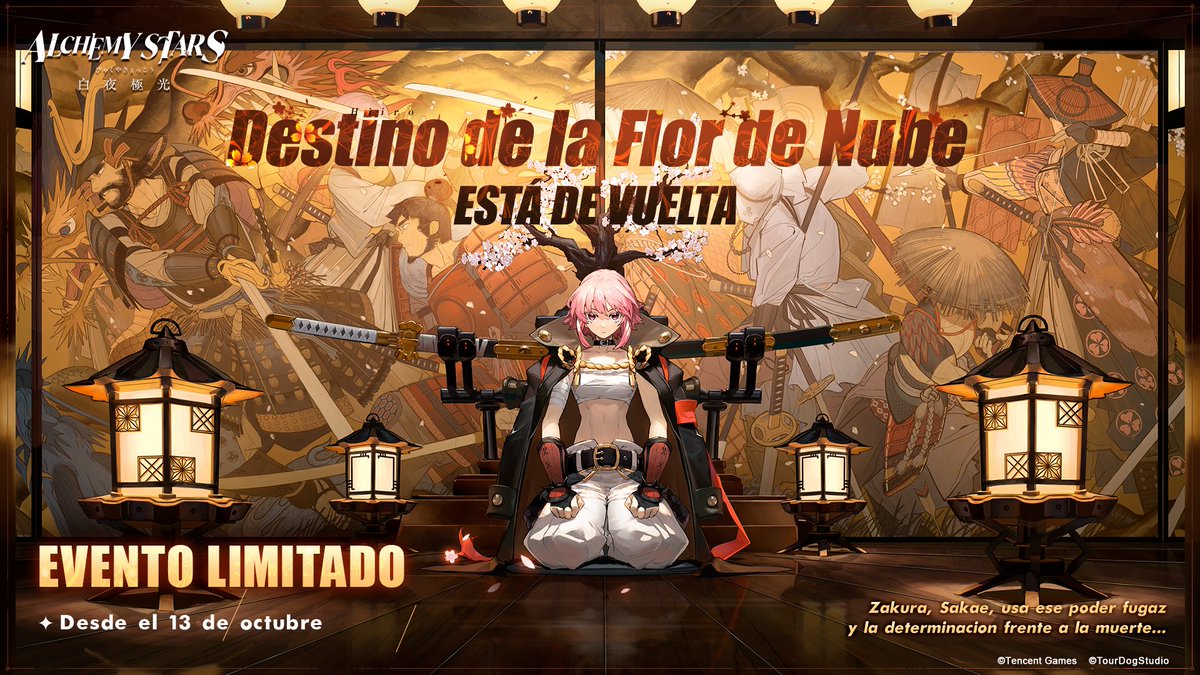 alchemystarslat's tweet photo. ¡Regreso de evento!

¡Vuelve el Destino de la Flor de Nube! 🌸

¡Disfruta de la historia de Hiiro una vez más! 

#AlchemyStars #AlchemyStarsLATAM https://t.co/MdbethmnR2