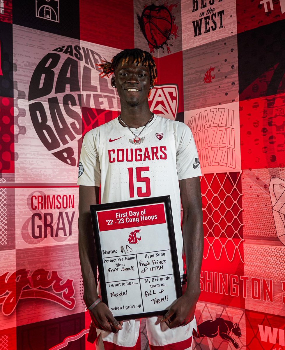 WSUCougarsMBB's tweet photo. Get to know some of the new faces on the ‘22-‘23 squad before the season starts����👇 https://t.co/iLtWkaOoQl