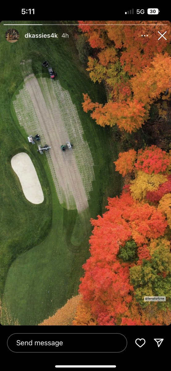This group of team members <a href="/CedarBraeGolf/">Cedar Brae Golf Club</a> absolutely crushed Drill and Fill this year! They moved about 50 tons of sand over 3 days all by buckets. Cedar Brae is lucky to have them! Thank you <a href="/ZanderSod/">Zander Sod</a>, you guys where awesome too!