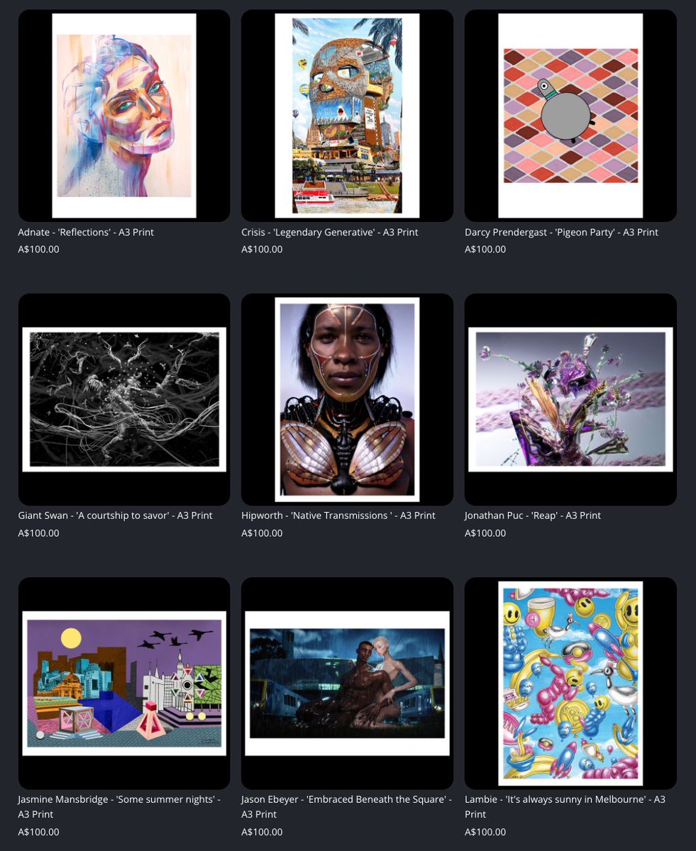 JLArtsphere's tweet photo. Prints are live here 👇https://t.co/WGLkpdlYdb

1/1 NFTs Auctions are live here👇
https://t.co/EsCyPc1Kbh https://t.co/Ouo74c4ueQ
