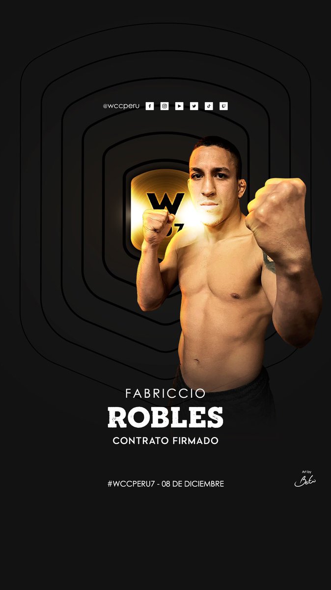 wccperu's tweet photo. 🔥 SIN MÁS RODEOS ‼️ @fabriccioroblesmma subirá a defender la blanquirroja 🇵🇪 este 08/12 en #WCCPeru7 .
🎟 Entradas disponibles próximamente.
#WCC #WCCPeru #WarriorPony #MMA #mmaFighter #JiuJitsu #MuayThai #Boxing #mmaDrills https://t.co/lPEMQNrnKA