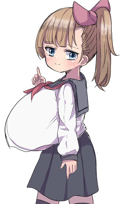 手癖で描いた制服の女の子 