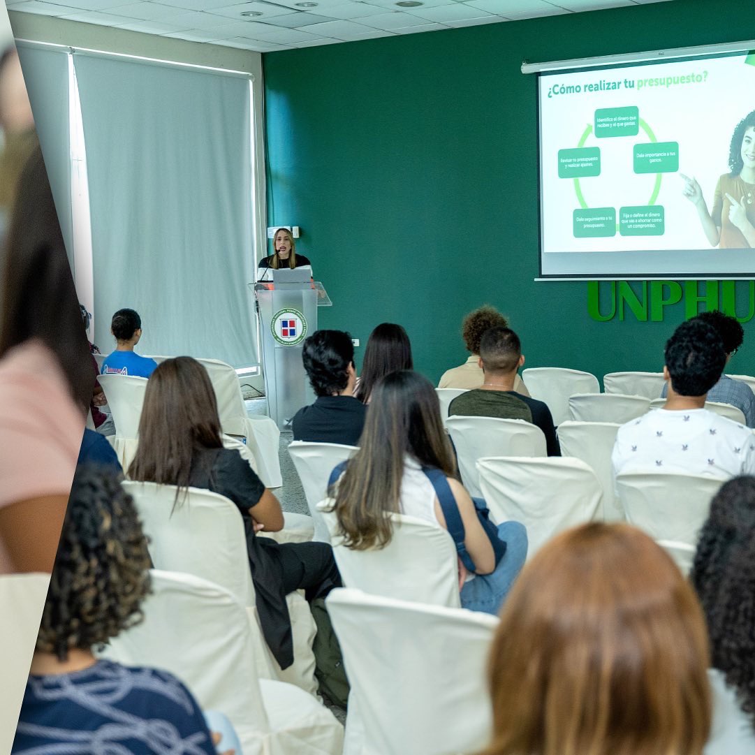 PromericaRD's tweet photo. Continuamos celebrando el #Mesdelahorro, en la tarde de ayer tuvimos el privilegio de impartir nuestra segunda charla en universidades, esta vez a los estudiantes de la @UNPHU, donde nuestra Gerente de Productos y Banca Seguros @elicomrd compartió brillantes y prácticos consejos: https://t.co/GvFrr66v2y