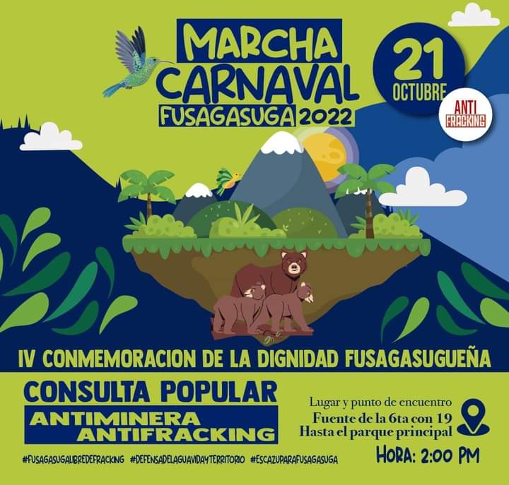 tierralibre_co's tweet photo. El 21 de octubre conmemoramos la dignidad de un pueblo que se atreve a movilizarse, participar y decidir, conmemoramos el amor por nuestra tierra y nuestra gente sumapaceña.

#MarchaCarnaval #21deOctubre #ConsultaPopular #EscazuParaFusagasugá https://t.co/tuSKxzc3ae