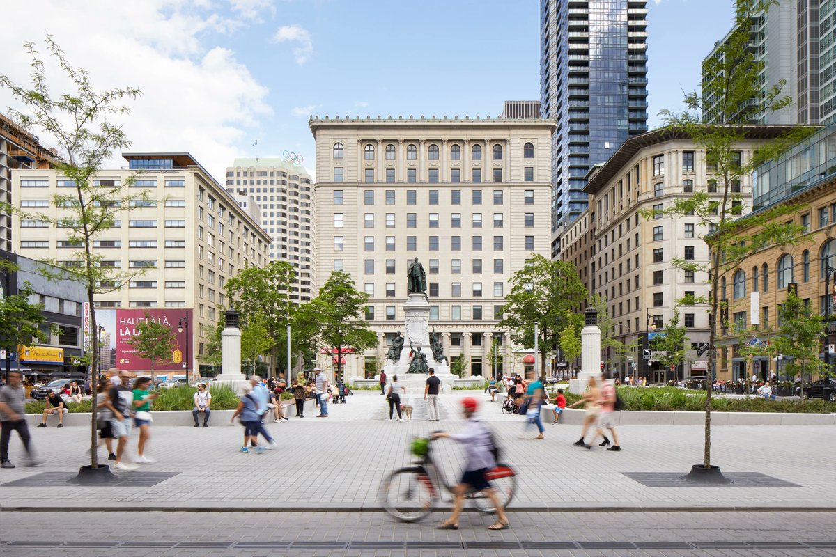archinect's tweet photo. Provencher_Roy completes transformation of historic downtown Montreal district into pedestrian mall
https://t.co/kVTLnpiV1g
#ProvencherRoy #MontrealArchitecture #UrbanDesign https://t.co/qEfuvol8Tv