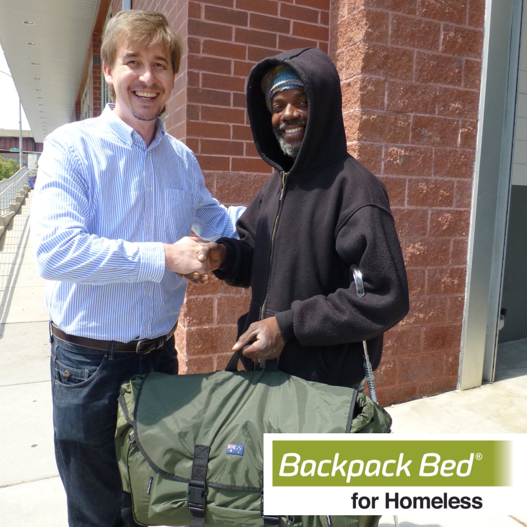 BB4Homeless's tweet photo. Homeless People Without Shelter
Studies show Backpack Bed emergency beds immediately improve dignity, health, sleep, warmth, comfort &amp; safety.

#homeless #backpackbedforhomeless #spreadtheword #HomelessStatistics https://t.co/GVPpUjLYO2