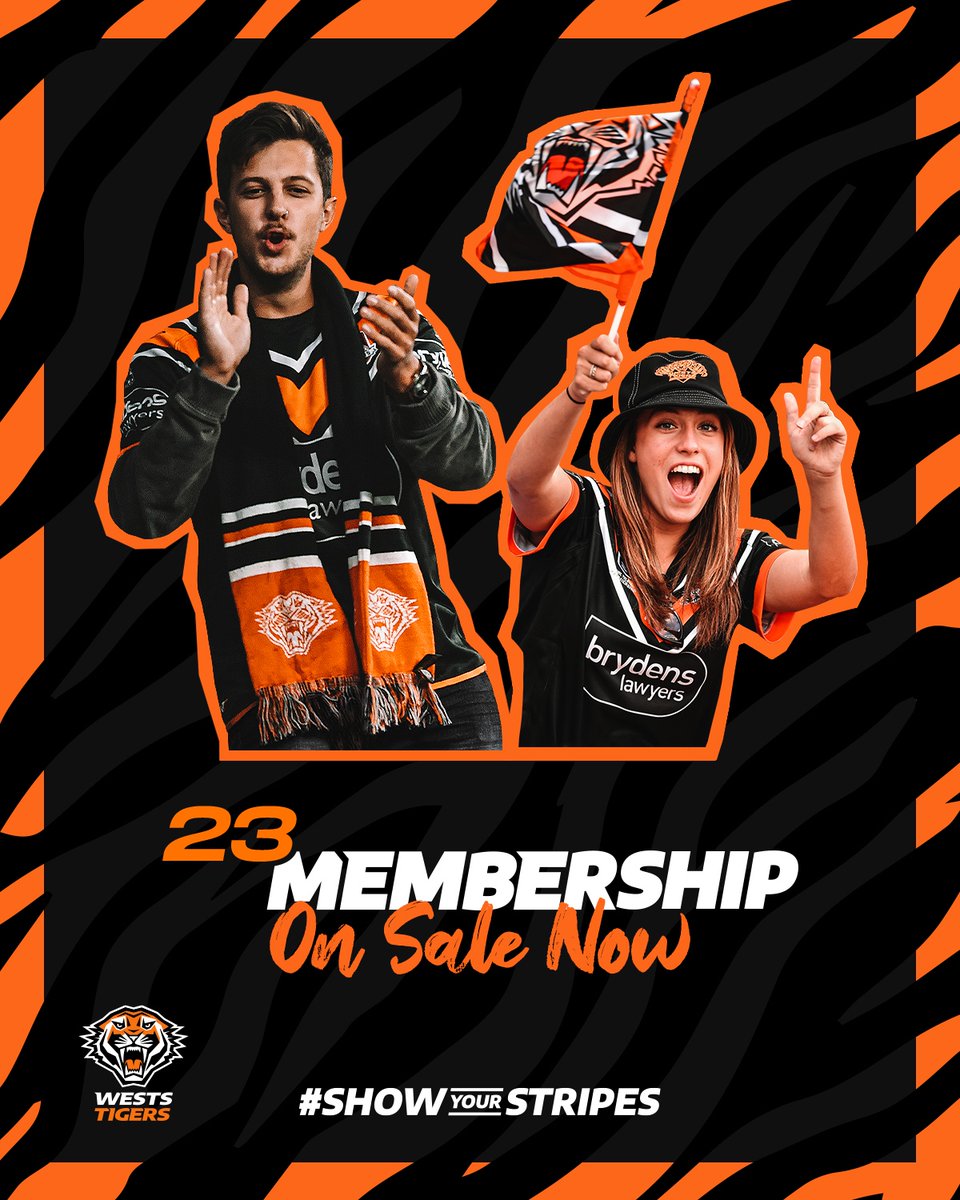 It’s time to show your stripes in 2023 – membership on sale now! l8r.it/i27H 🐯 #weststigers #showsyourstripes