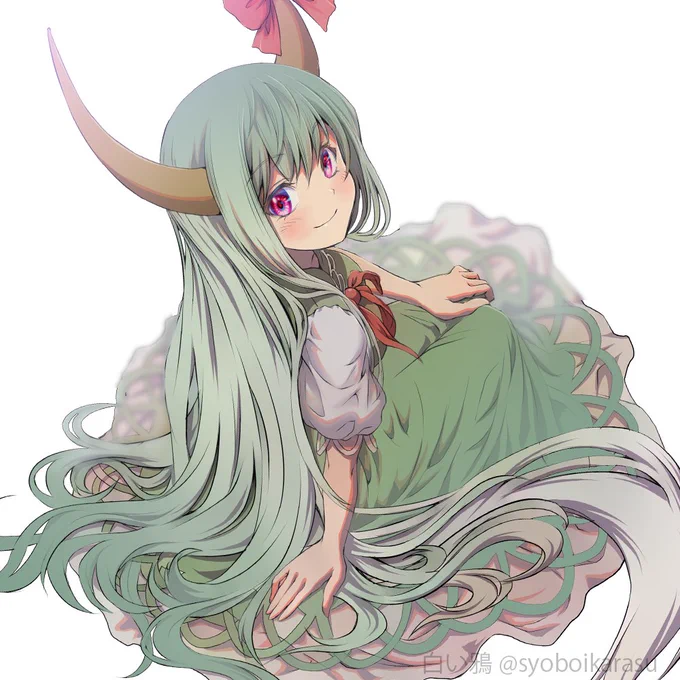 #東方project #イラスト #上白沢慧音 