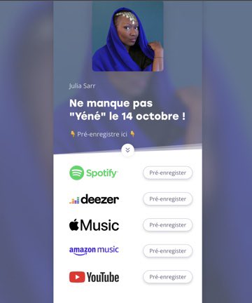 FredSoul_'s tweet photo. @juliasarrr « Yéné » nouveau single - 14 octobre 2022 https://t.co/7SlDww56bS