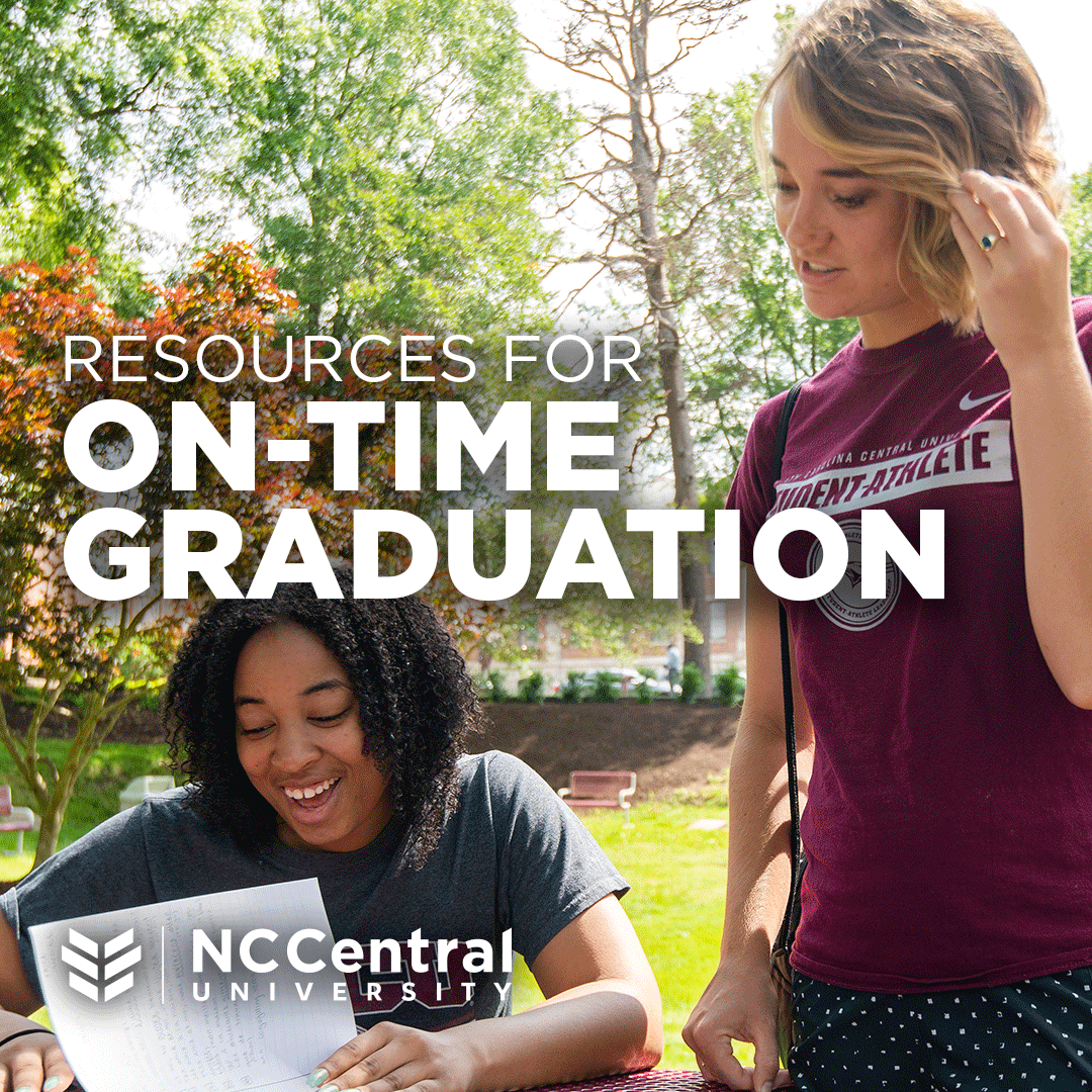 NCCU's tweet photo. We are committed to student goals and will help them with resources, support and advisement to make it happen. Discover how today! 🎓 https://t.co/ud0lWze6sH

#GraduateOnTime #EaglePromise #NCCU https://t.co/2Xi1esF5x1