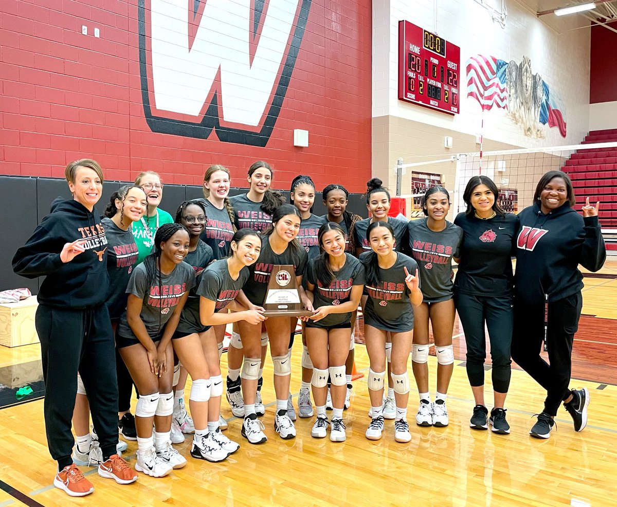 weissvolleyball's tweet photo. Check our what came in today!! 👀Our District 12-6A Runner-up trophy!!👏🏼 Proud of our young women &amp; coaches earning this success in our first year in 6A! @PfISDAthletics @FlxAtx @KMACChuck @texasvbi @PrepDigTX @LoneStarVB @varsity_news #EarnedNotGiven #BeTheOneWolfpack 🐺💪🏼 https://t.co/YAiJAjsRED