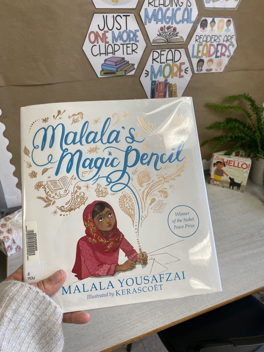 MrsSMoniz's tweet photo. “One child, one teacher, one book, one pen can change the world.” (Malala Yousafzai) https://t.co/o9cV6er7zV