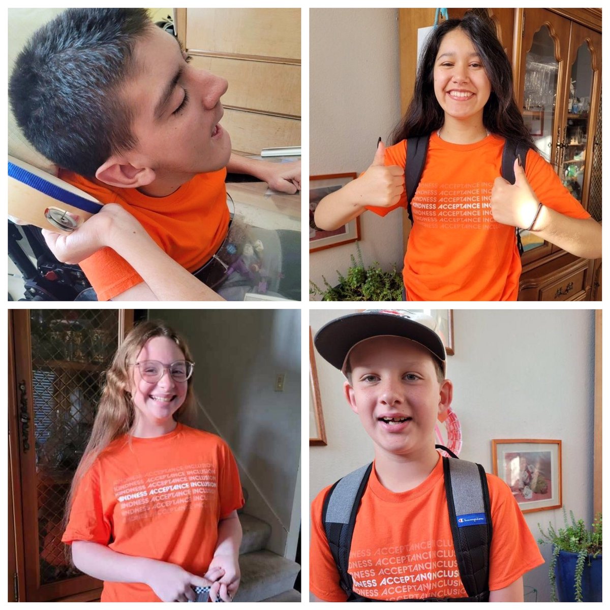 thriveconejo's tweet photo. This @ConejoValleyUSD family is united for kindness, acceptance & inclusion on #UnityDay2022!! 🧡🧡🧡🧡 #CVUSDUnityDay https://t.co/zOgZcc9AEq