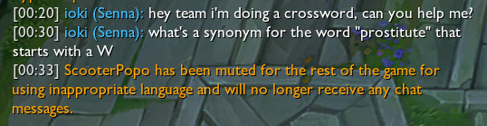 i0ki_LoL's tweet photo. The new in-game chatban system seems pretty good https://t.co/TJF5r1akH2