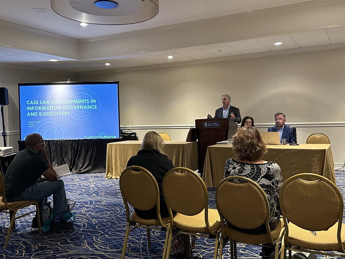 acedsonline's tweet photo. The #ACEDS team had a blast at ARMA #InfoCon2022! We...
Connected with attendees🤝🏼
Attended great sessions🎤
Pet puppies🐶
Experienced Broadway🎸
AND, met a celebrity!🌟
Thank you @ARMA_INT for the wonderful conference and to those who stopped by our table! Until next year 🎉 https://t.co/bSyzxMCtF6