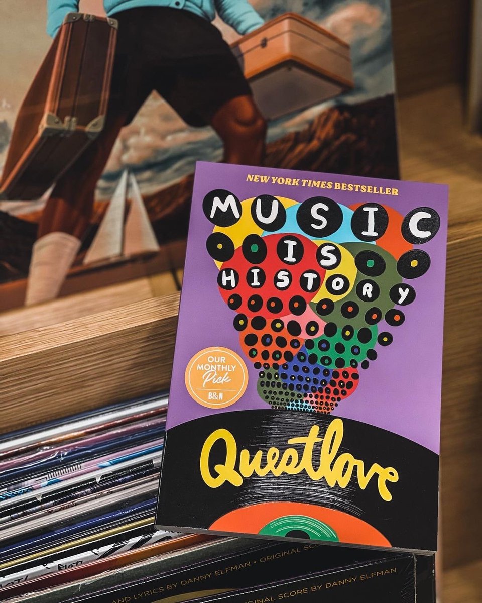 MUSIC IS HISTORY is the book <a href="/questlove/">?st</a> was born to write. Spin the vinyl &amp; learn about the last 50 years through the eyes of a connoisseur &amp; historian. 

We loved it so much we made it one of our #BNMonthlyPicks!

barnesandnoble.com/w/music-is-his… 

cc: @ABRAMSbook <a href="/BNSouthHills/">Barnes & Noble South Hills Village</a>
