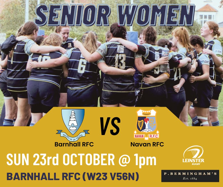 NavanLadiesRFC's tweet photo. After last weeks cancelled game we're looking to get back on track against Barnhall RFC this Sunday at 1pm. All support welcome.
@leinsterwomensrugby #upnavan https://t.co/9uxp85W9OI