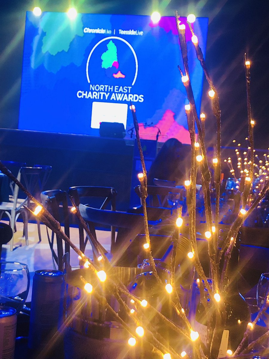 Honoured to be a guest at the #NECharityAwards tonight. Best of luck to all the amazing finalists.