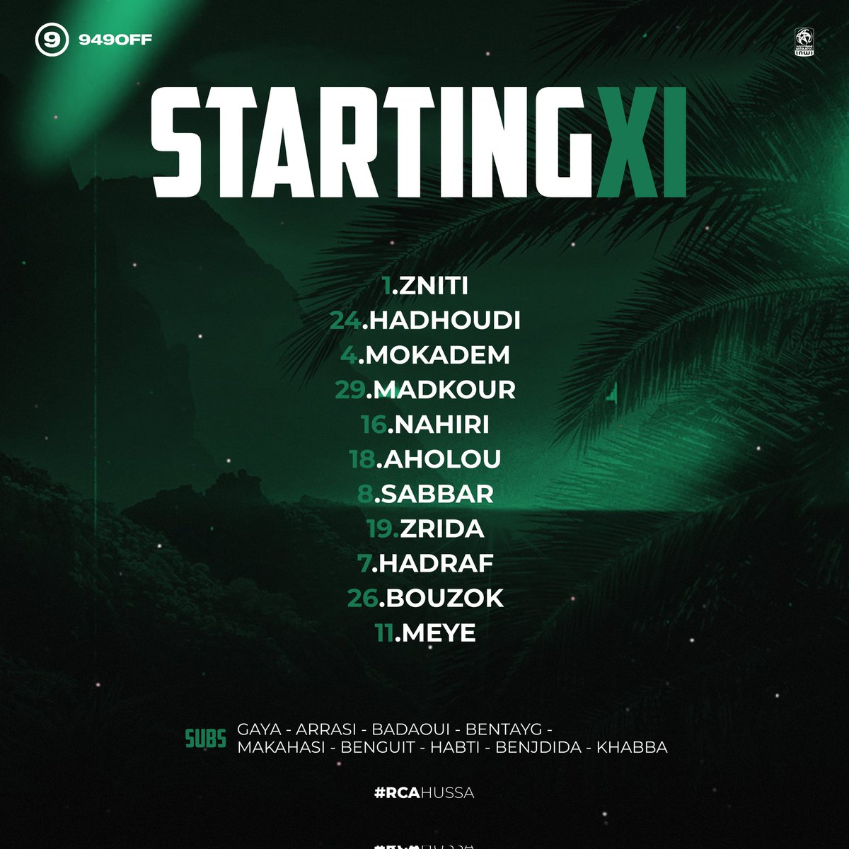 949off's tweet image. Tonight's team news is in 🦅