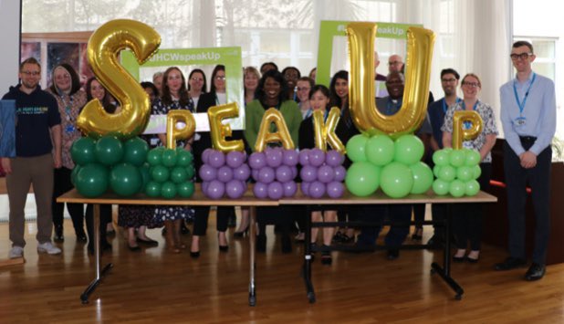 Great to attend the launch of our new #SoeakUp App today - a idea from Lorna,our staff FTSUG, enabled by <a href="/InnovationUHCW/">UHCW Innovation Team</a> - giving staff a new way to speak up and raise concerns (1/2)