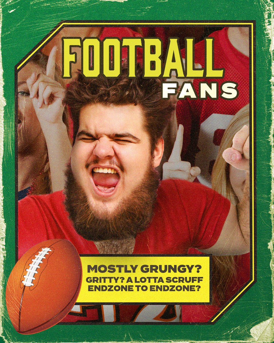 Conair_Man's tweet photo. Football Fans: Mostly grungy? Gritty? A lotta scruff endzone to endzone? Yes?

Basketball fans: More closely cut? Dressier? Taking cues from courtside celebs? No?

Hockey fans: Comfortable? Casual? A bit more bushy, blue collar behind the glass? Thoughts? https://t.co/lR4EDXjrTu