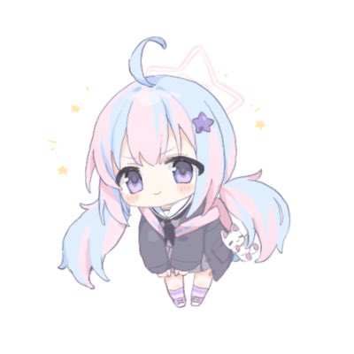 1girl solo chibi ahoge twintails star hair ornament pink hair  illustration images