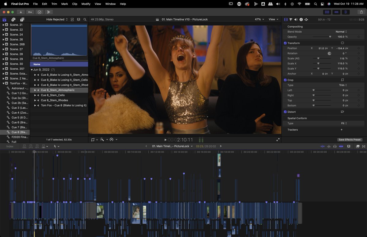 HHillierSmith's tweet image. Took the day off yesterday and re-opened an abandoned project that I fell out of love with. 

And I fell back in love with it. 

Sometimes you need a break from a challenging project and have new experiences, so you can bring in fresh ideas. 

Guess I should finish this movie...