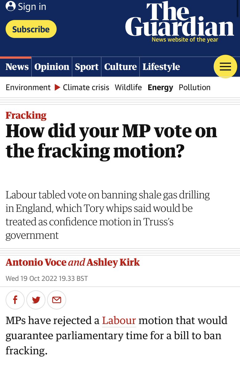 mythofthenorth's tweet photo. So there you have it #YorkOuter @JulianSturdy voted AGAINST a ban on #fracking @ConservativesYO https://t.co/6vcZr2weJf