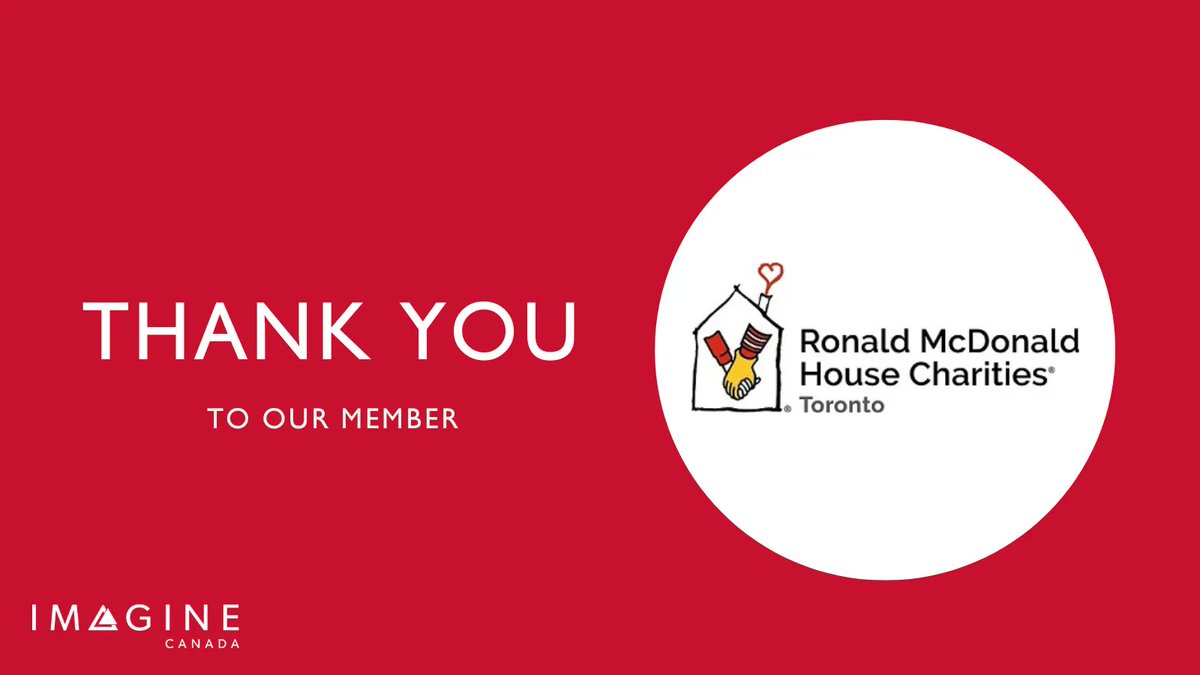 We’re proud to count @RMHToronto as a member! They are part of a diverse network of organizations and individuals that advocate for stronger charities and nonprofits. Thank you! bit.ly/3rzk4gE