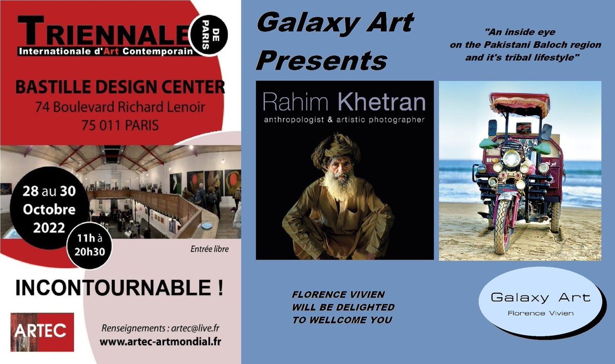 RBKhetran's tweet photo. It’s to share with immense pleasure that two of my photographs will be exhibited in the artfair "La Triennale de Paris” to be held in Paris, France from October 28-30, 2022.
#art #artexhibition #photography #portails #landscape #balochistan #pakistan #paris #france #natgeo https://t.co/eu0nsfWjOz
