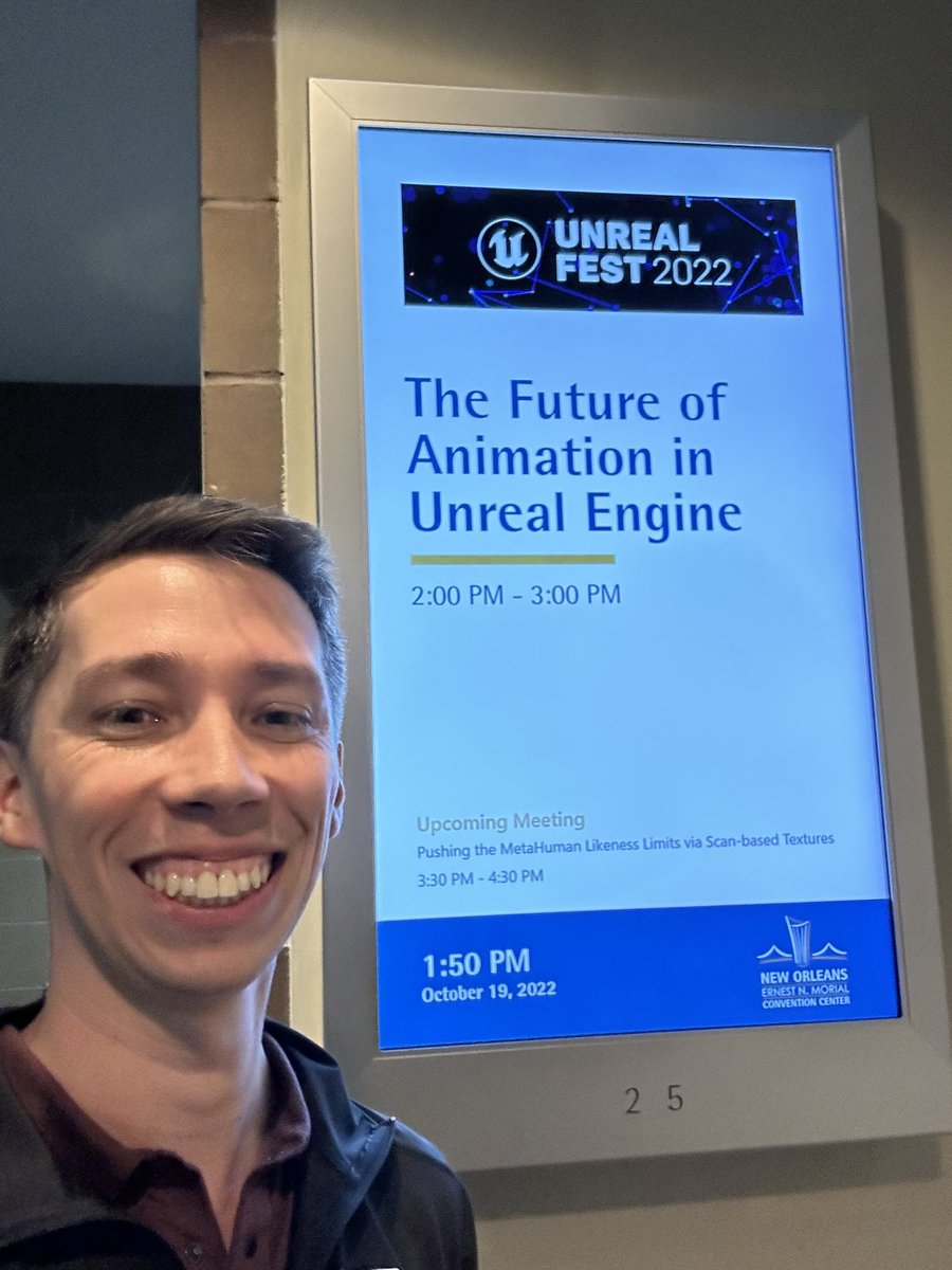 Excited to give this talk!

*spoilers* the future is now!
#unrealfest #ue5 #animation