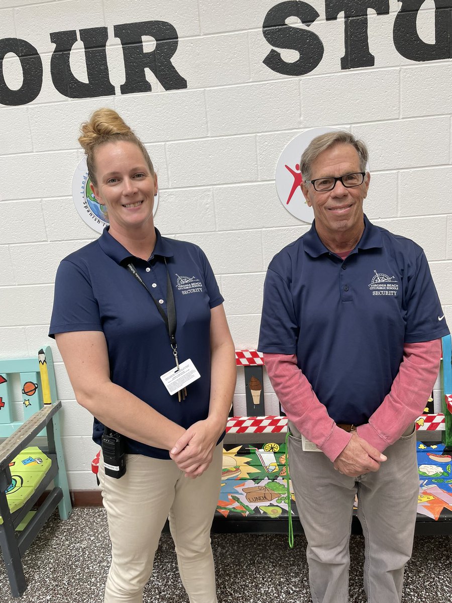 Landstownms's tweet photo. Landstown's security team is the BEST!! Thank you for always making sure we are safe around the school!#americassafeschoolweek https://t.co/1PQWNop4wo