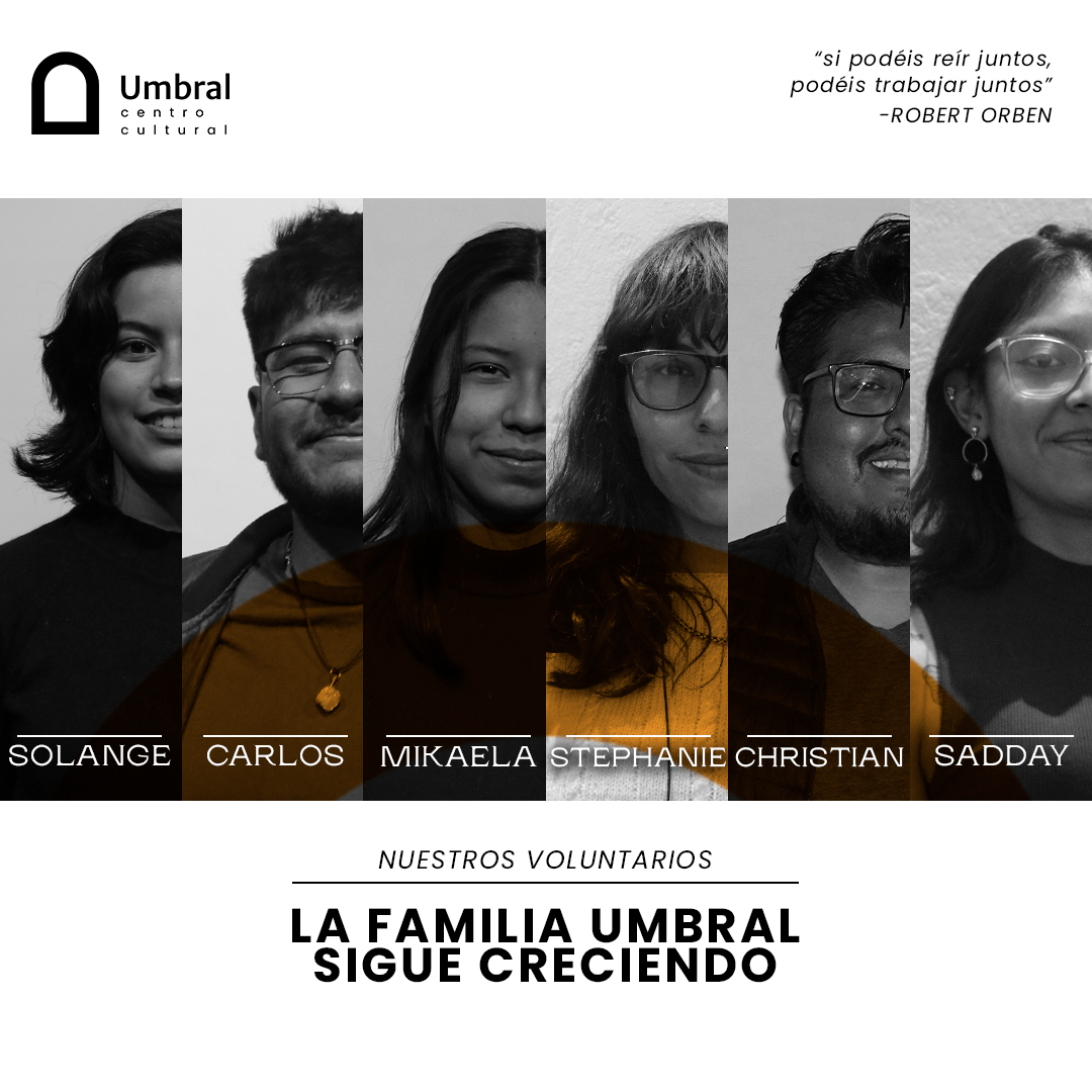 UmbralCC's tweet photo. ¡𝗡𝗨𝗘𝗩𝗢𝗦 𝗧𝗔𝗟𝗘𝗡𝗧𝗢𝗦! 🙌🏻
▶️ Damos la bienvenida al nuevo equipo de voluntarios, quienes se incorporan a nuestra familia como apoyo para nuestra sala de #CineUmbral, felices de contar con jóvenes talentosos y apasionados por el arte.
¡Estamos muy emocionados de tenerlos! https://t.co/fqdrXbGe6u