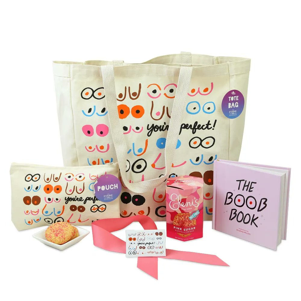 Here is a cheeky gift that celebrates Boobs.  We are promoting during October or Breast Cancer Awareness Month. We  will donate $10 to National Breast Cancer Foundation for each sold in Oct. See more:
buff.ly/3VElOlL