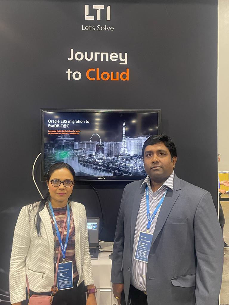 ltm_ofcl's tweet photo. Make the most of your visit to Oracle CloudWorld 2022 - join our customer spotlight session at Venetian, Level 3 at 3:45PM PST today! #OCW #CloudWorld2022 #LTIXOracle #LetsSolve https://t.co/AnjRbuxZNW