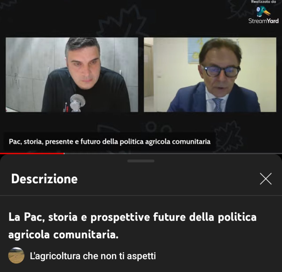 E ti ritrovi a parlare di #Pac con il presidente di #Ismea Angelo Frascarelli
#lagricolturachenontiaspetti