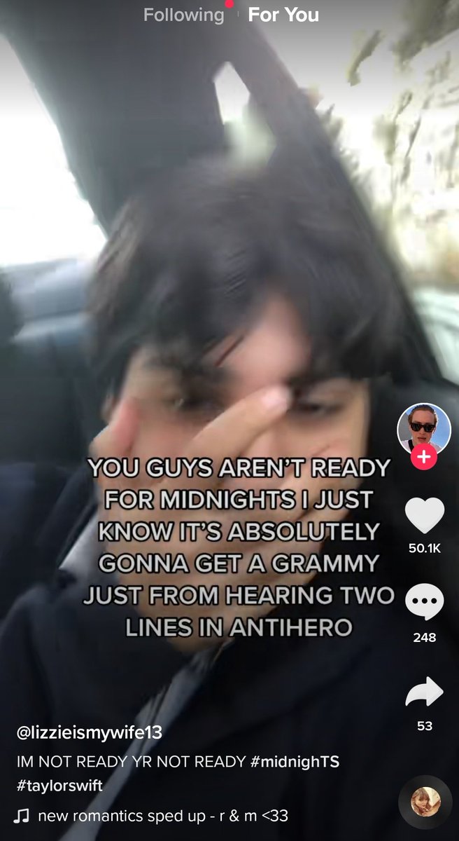 emrah 🧣 midnights (no leak) on Twitter: "opened tik tok and saw this, the likes???😭"