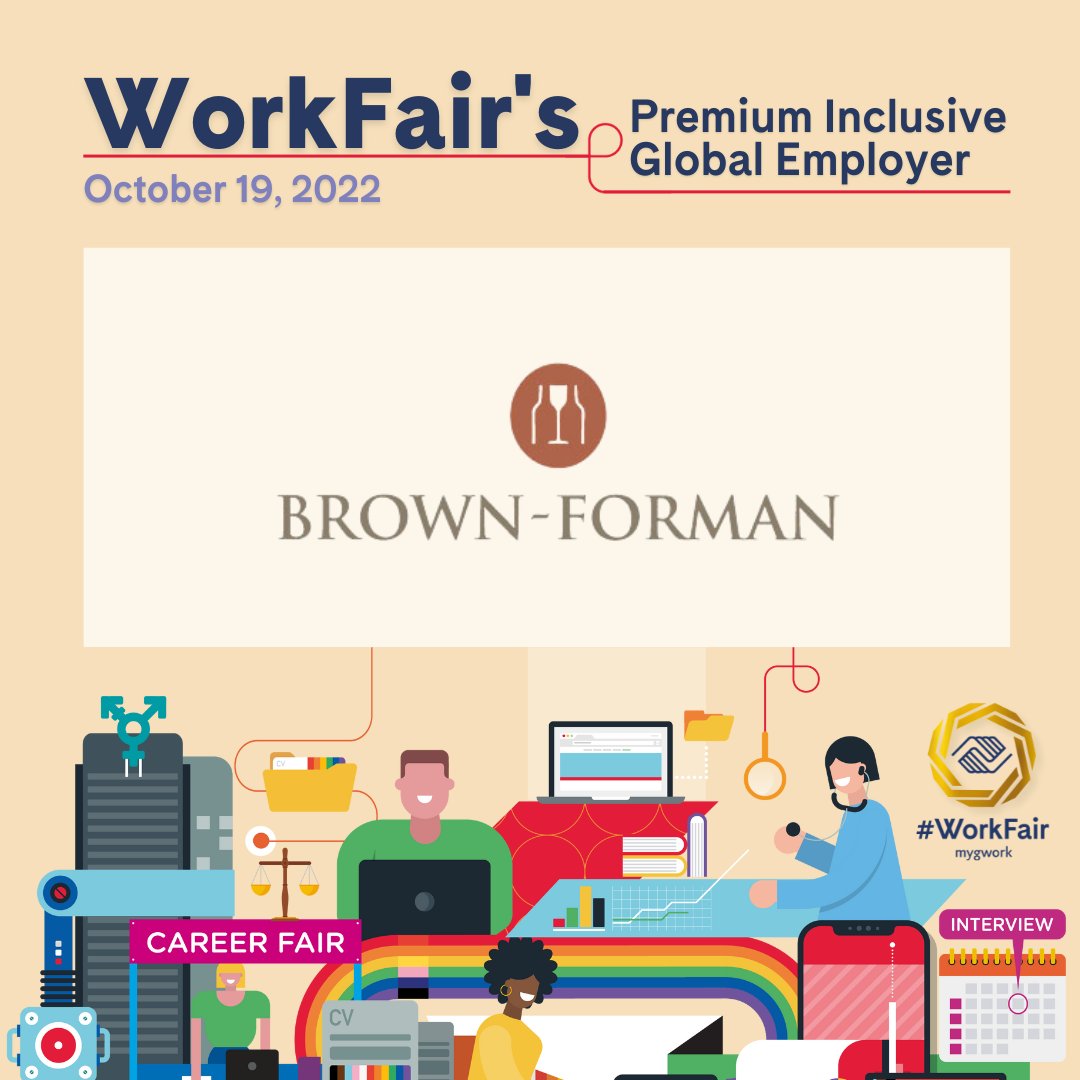 brownforman's tweet photo. Brown-Forman is proud to participate in the @myGwork #WorkFair, the largest global virtual career fair for the LGBTQ+ community. Arelis Correa, VP Director, Global Talent Acquisition, shares the importance of our company's commitment to creating more inclusive opportunities. https://t.co/pUNCdlvxea