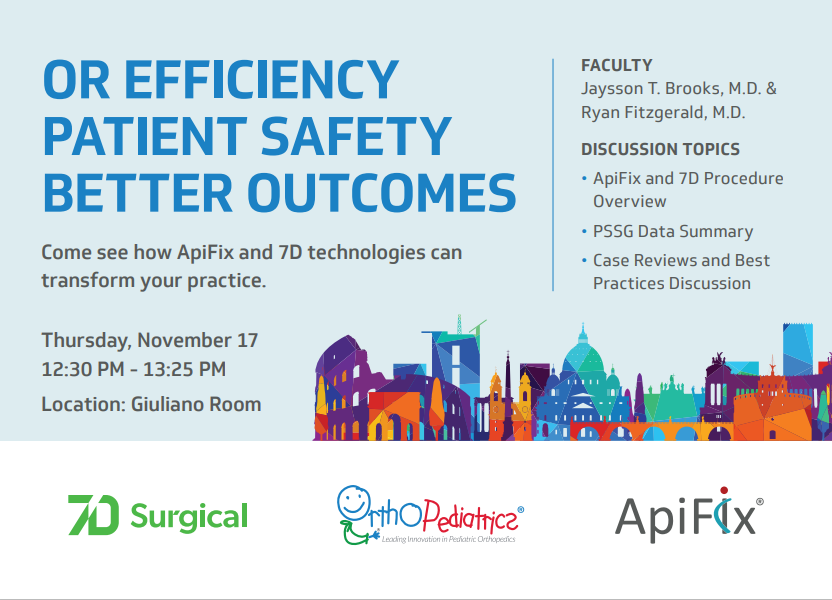 ApiFix's tweet photo. Join us at the #ICEOS22 conference in Rome for a lively discussion regarding how the ApiFix® procedure and #7Dtechnologies can transform your practice. https://t.co/aLvyYl9sY4