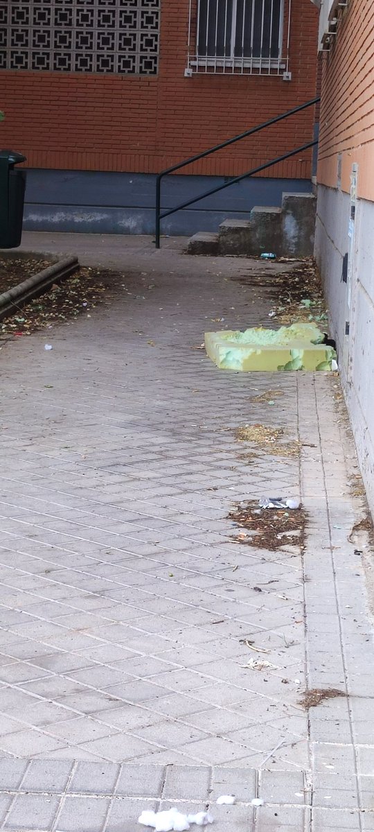 susangg65's tweet photo. @Lineamadrid 
Hace meses qué no pasan a limpiar, pasan de largo y cada vez se acumula más,es en calle San Román del valle a la espalda de los números 16-18-20 de calle pobladura del valle https://t.co/iENllVR7Oe