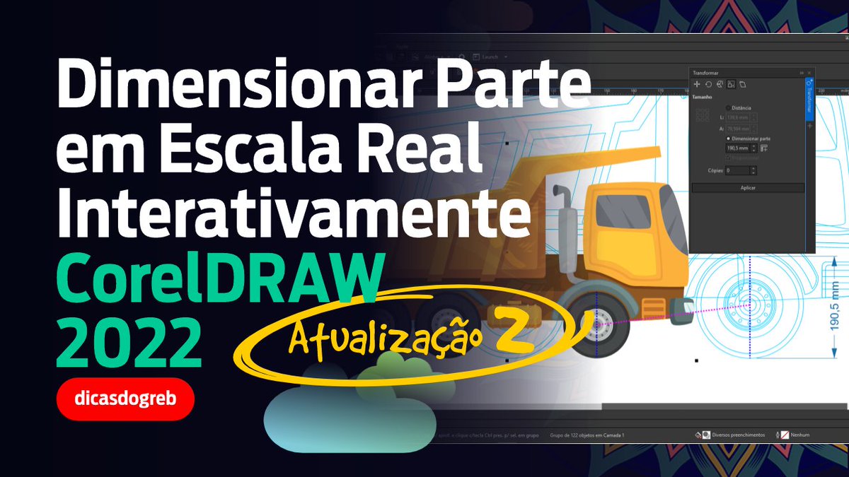 dicasdogreb's tweet photo. Uma forma bem prática e interativa para ampliações e reduções em Escala Real, a partir das dimensões de uma das partes destes objetos, com o Dimensionar Partes do CorelDRAW 2022. Novo recurso bastante útil.

VIDEO:
https://t.co/2YWqHabAJj

#coreldraw #dicasdogreb https://t.co/5k20IROrAW