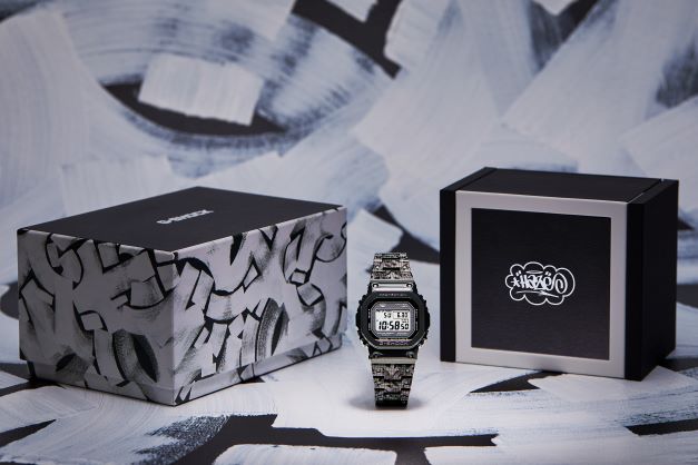 G-SHOCK Once again collaborates with their long-term partner Eric Haze to create their signature 40th logo design and limited-edition timepiece GMWB5000EH-1.