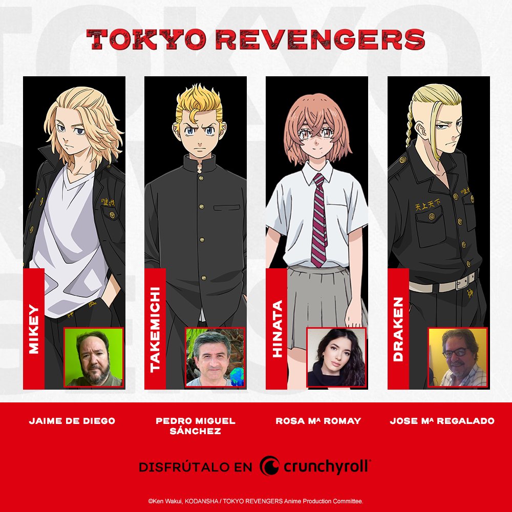 El doblaje de Tokyo Revengers se estrena el próximo lunes en Crunchyroll -  Ramen Para Dos