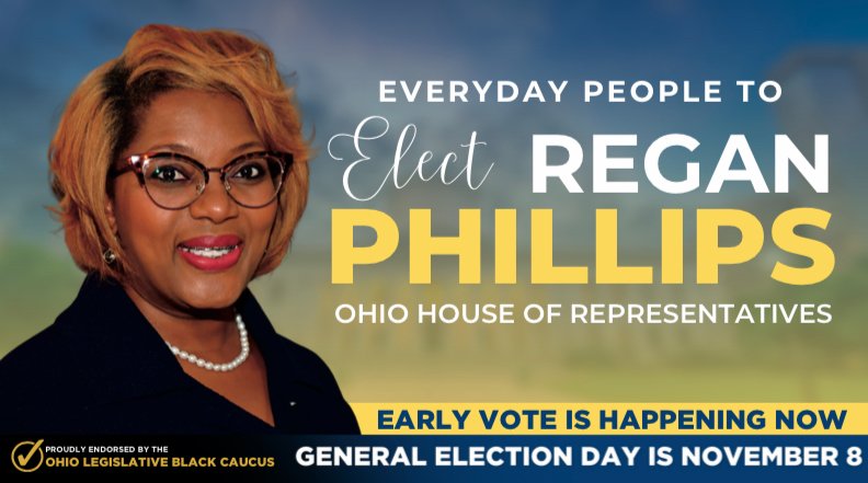 Regan4Ohio's tweet photo. I will fight for Women's healthcare and reproductive rights. Join me in voting early now, General election is Tuesday, November 8th. #FlipOhblue #olbcaucus #OhioDemocrats #WomensRightsAreHumanRights #ohiohousedems #VoteBlueToProtectWomen https://t.co/Q8jqmp0Djq